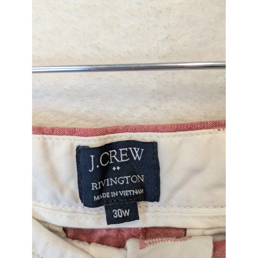 J.‎ Crew Rivington Men's Size 30 Red Chino Shorts